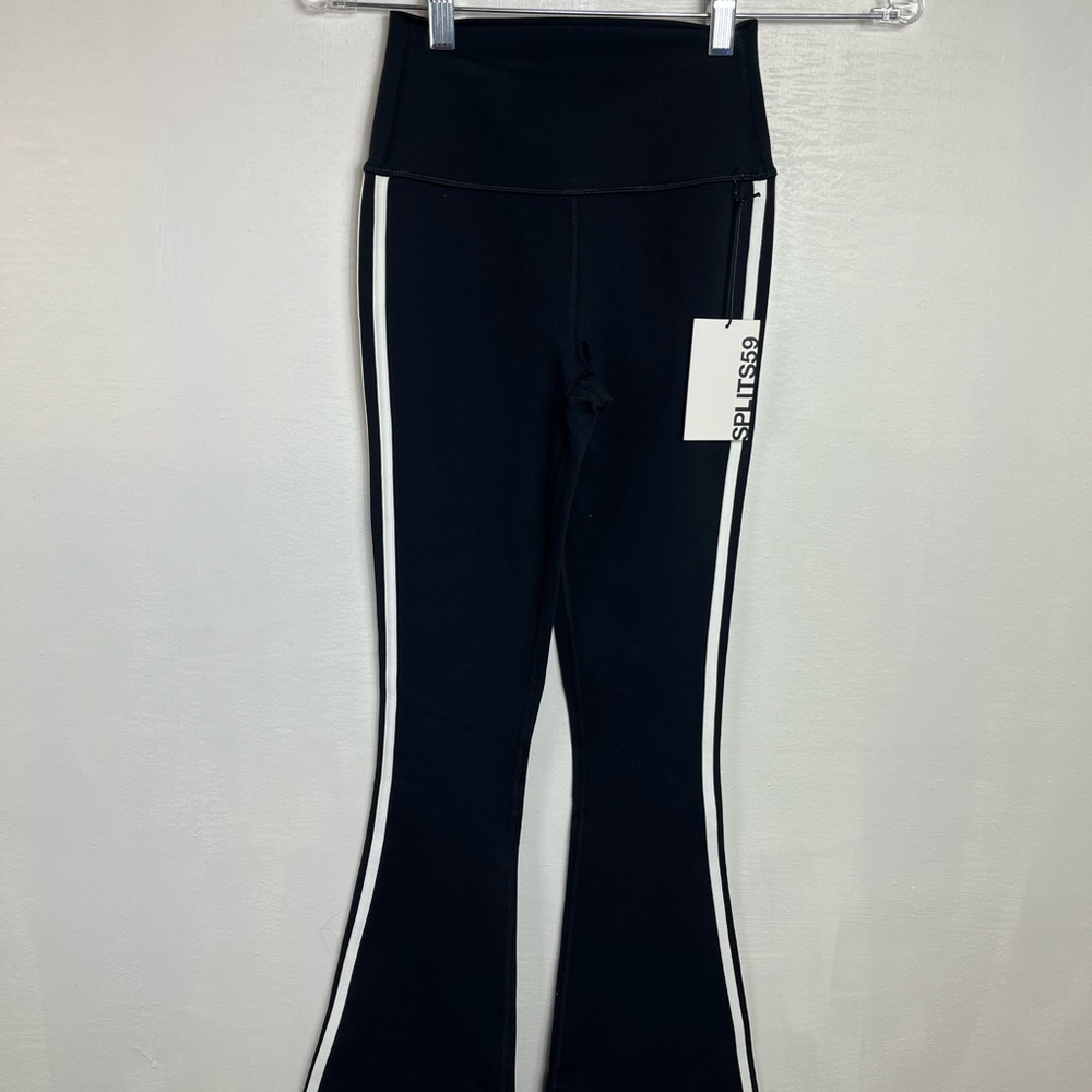 SPLITS59 RAQUEL HIGH WAIST FLARE LEGGINGS Black Size XS